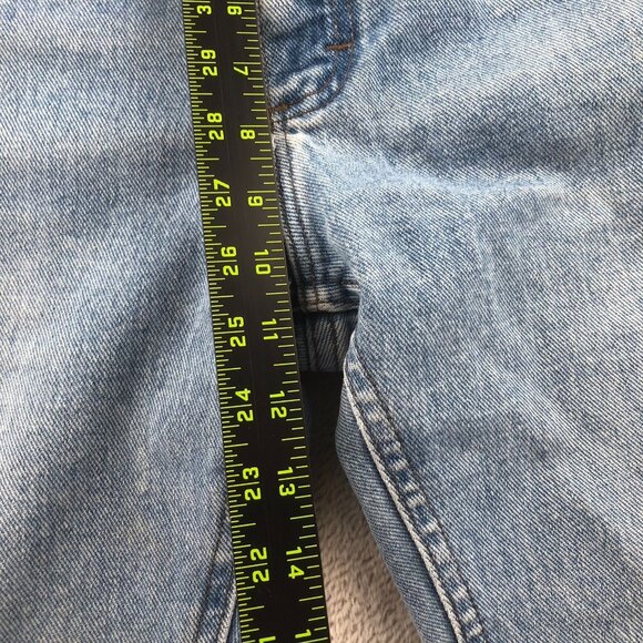 Vintage Lee Womens Jeans Size 26 Measured Blue Denim Slim Skinny Leg High Rise - Picture 6 of 13
